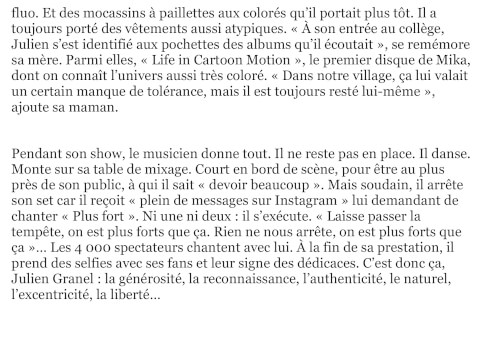 Qui est Julien Granel, le champion  des festivals...